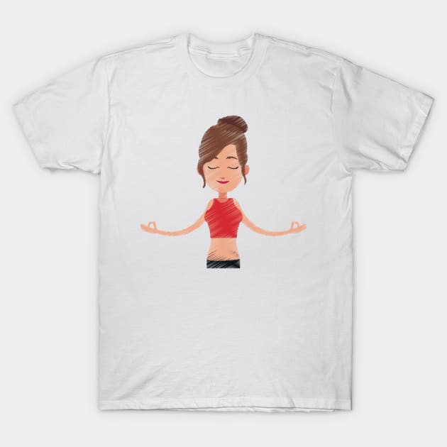 yogi T-Shirt by Relaxing Positive Vibe